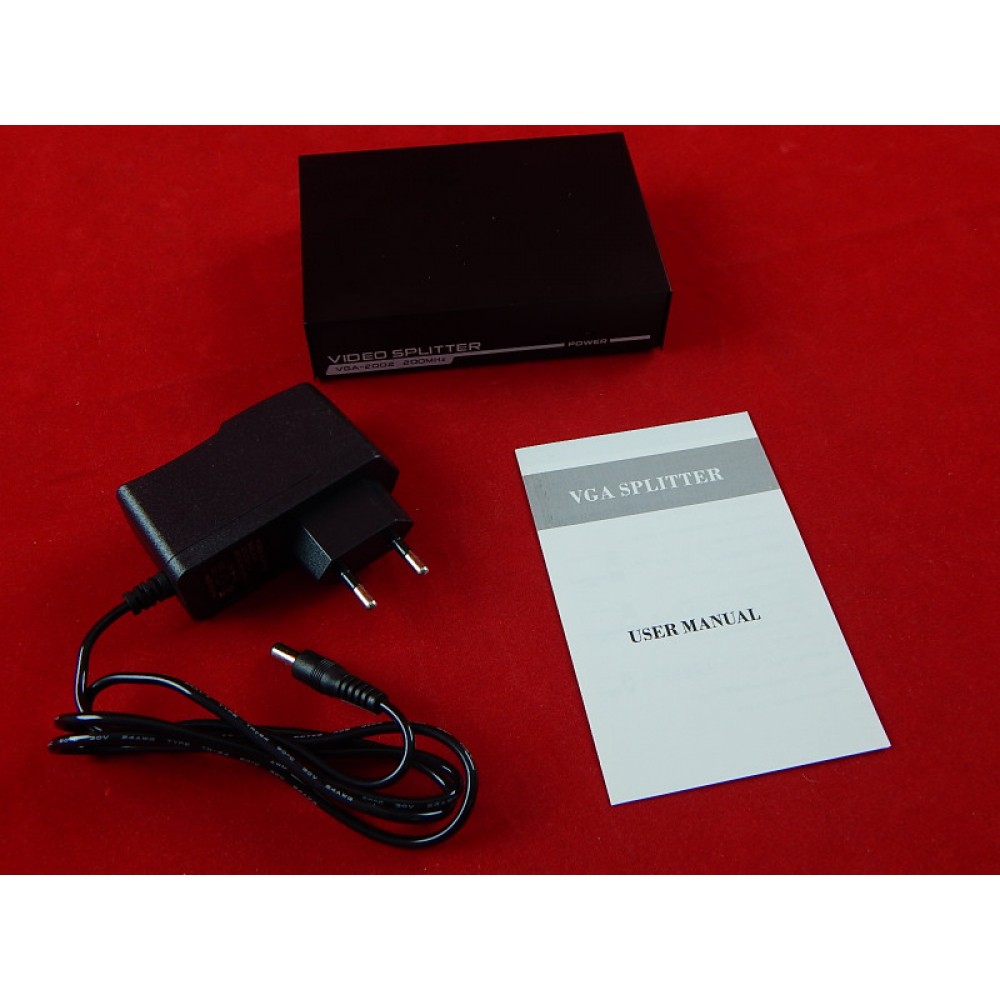 VGA Splitter VGA-2002, 2 порта