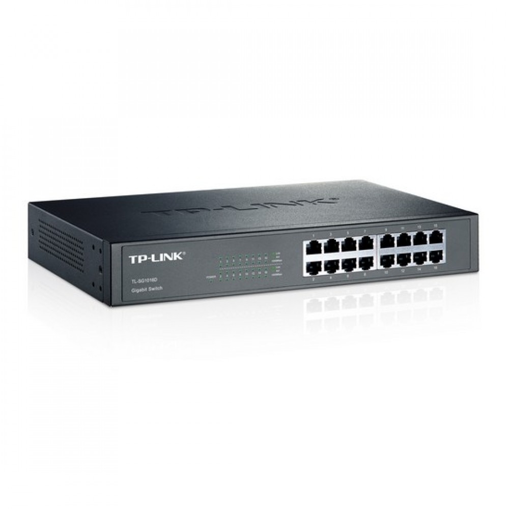 Коммутатор TP-Link TL-SG1016D, 16-порт, гигабитный